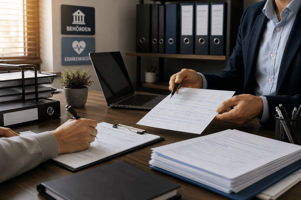Unterstützung bei administrativen Angelegenheiten
