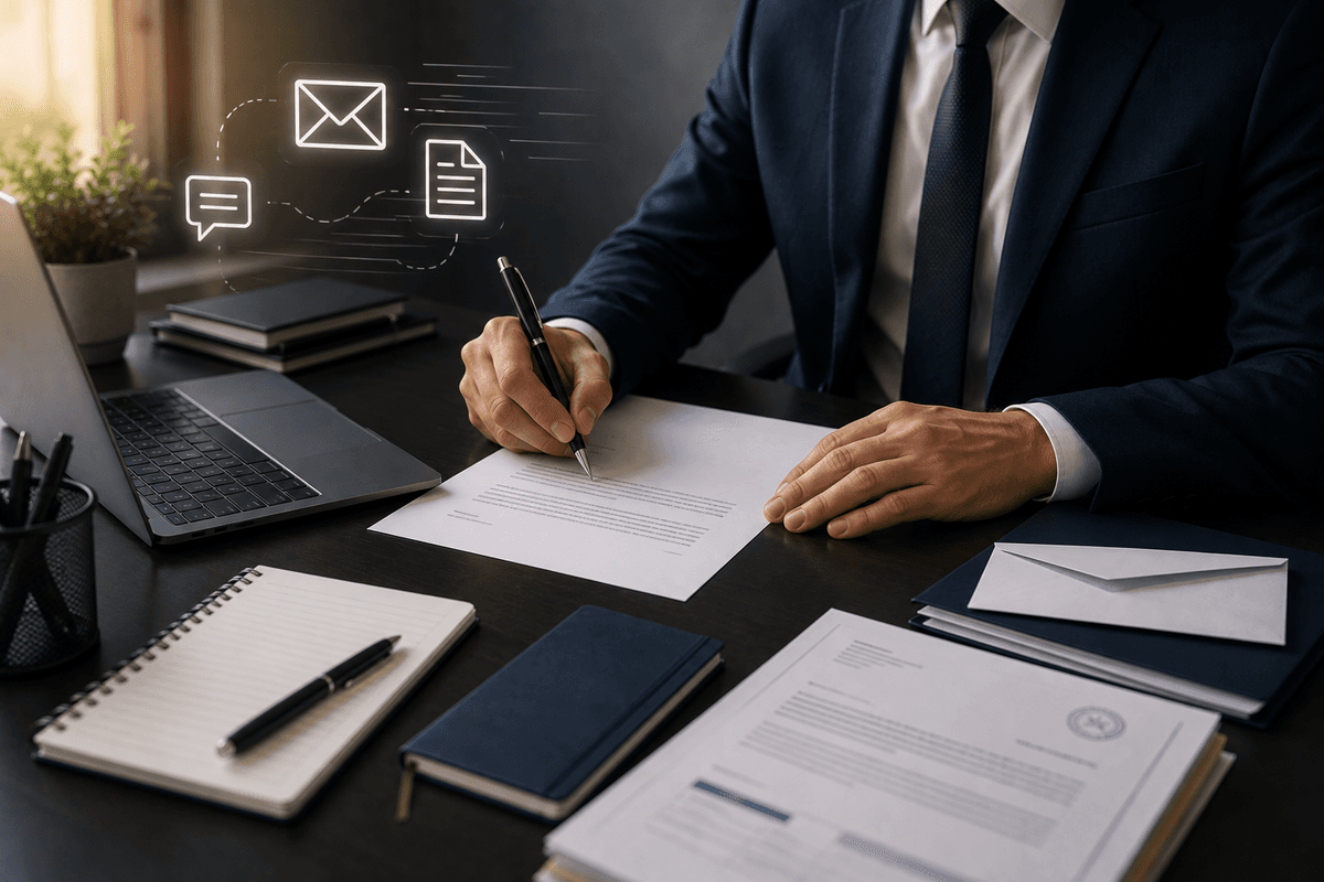 Erstellung professioneller Korrespondenz für Ihr Unternehmen